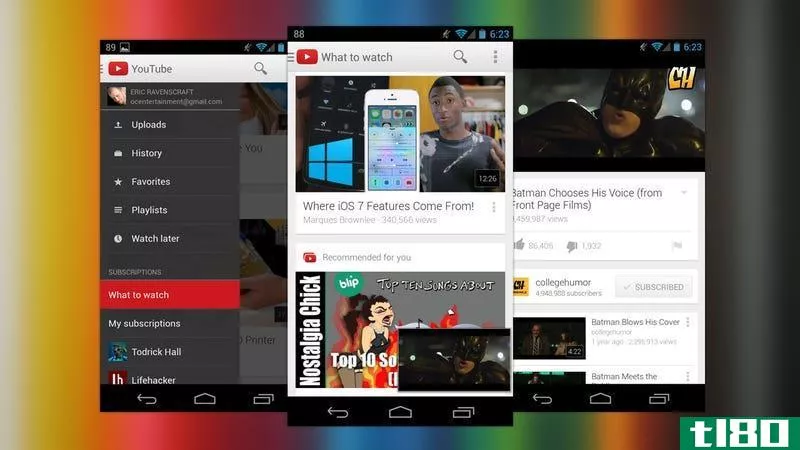 android版youtube有了新的外观和多任务视频播放器