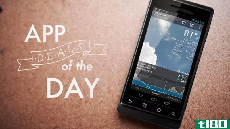Illustration for article titled Daily App Deals: Get BeWeather &amp; Widgets Pro for Android for 99¢ in Today’s App Deals