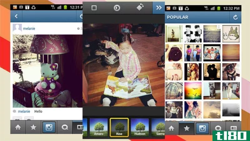 instagram照片分享和造型现已在android上提供