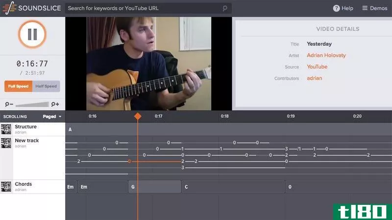 soundslice将吉他标签与视频同步，帮助您通过示例学习演奏