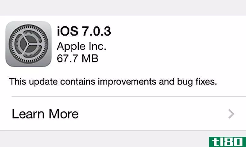 Illustration for article titled iOS 7.0.3 Released to Fix iMessage Bugs, Calibration Issues, and More