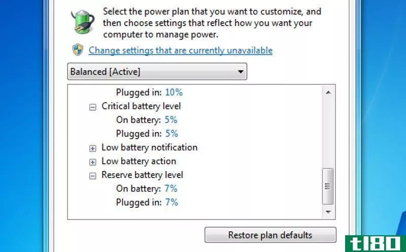 Illustration for article titled How to Customize Your Computer&#39;s Battery Warnings (and Avoid Surprise Laptop Death)