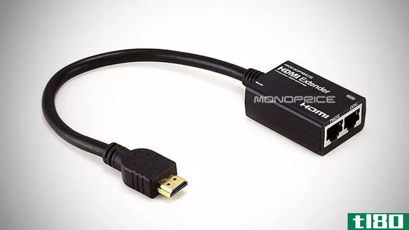 Illustration for article titled HDMI Over Ethernet Adapter Extends HDMI Connecti*** Up to 98 Feet, Saves Money