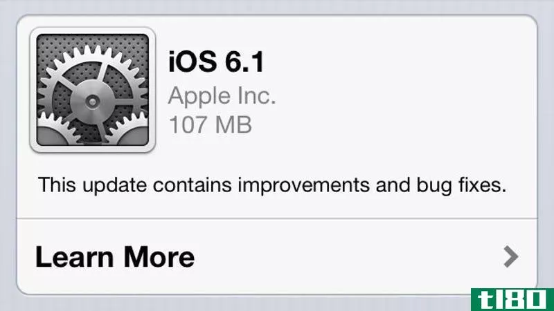 苹果发布ios 6.1，改进了siri和itunes的匹配