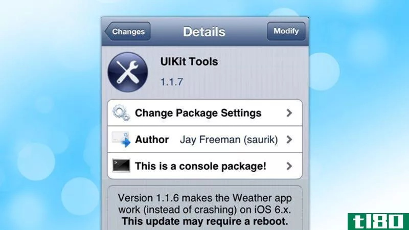 Illustration for article titled iOS Patch Released in Cydia, Fixes the Broken Weather App on Jailbroken iOS 6