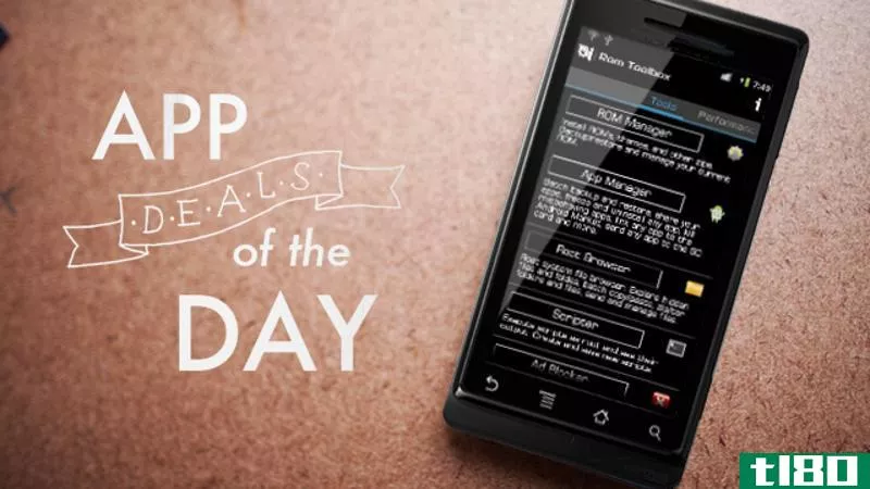 Illustration for article titled Daily App Deals: Get ROM Toolbox Pro for Android for $2.99 in Today’s App Deals