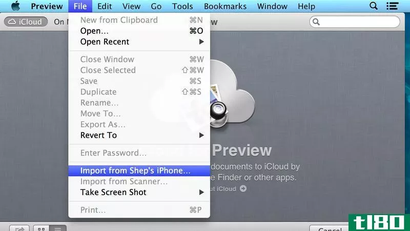 使用预览功能在mac上更快地导入智能手机照片