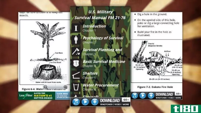 Illustration for article titled Survival Guide Puts the US Military Survival Manual in Your Pocket