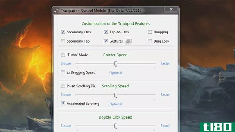 trackpad++极大地改进了windows环境下macbook的trackpad