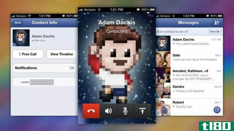 Illustration for article titled Facebook Messenger Makes Free Calls to Any Facebook Friend on Your iPhone
