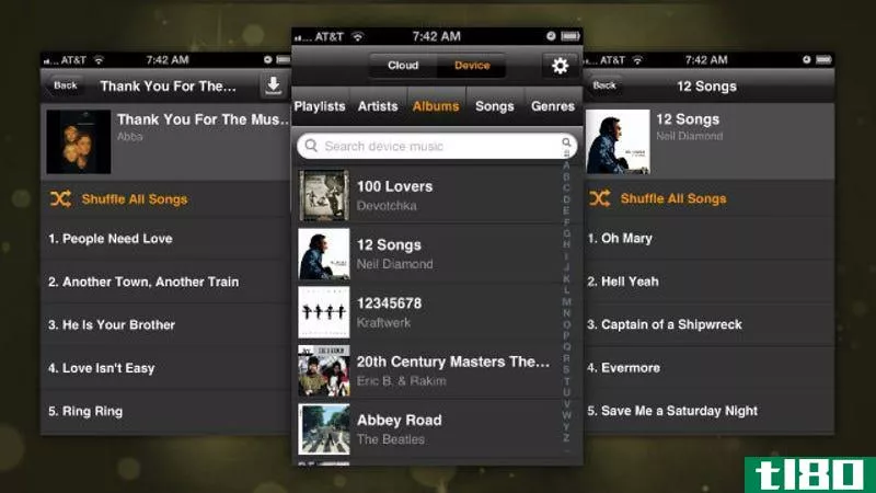 Illustration for article titled Amazon Cloud Player for iPhone Gives You Access to Your Cloud Drive Music Anywhere