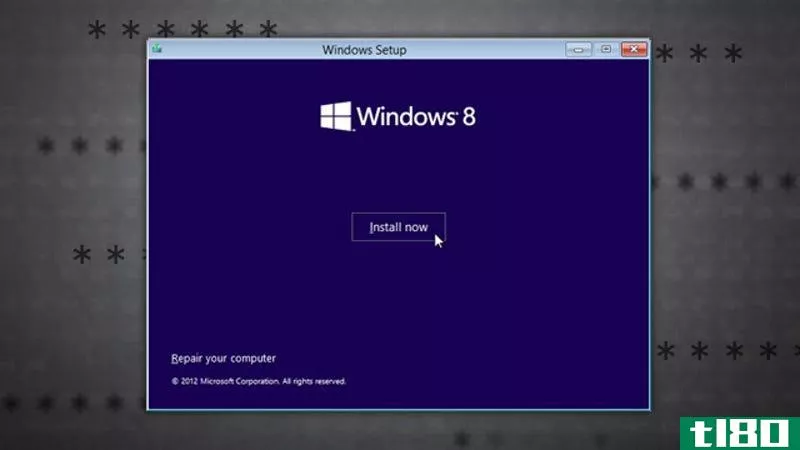 如何用升级光盘干净地安装Windows8