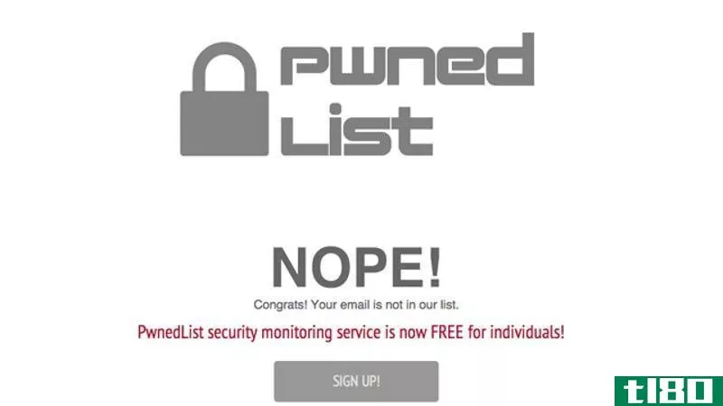 pwnedlist提供免费监控，提醒您如果您的在线帐户被破坏