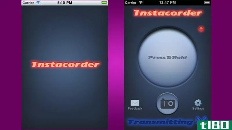 instacorder是一款毫无修饰的应用程序，可以给自己发送语音备忘录