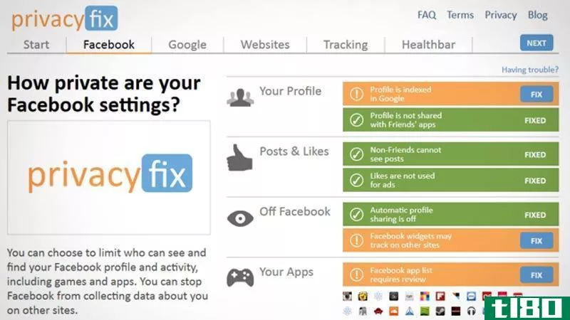 privacyfix显示谁在网络上跟踪你，给你工具阻止它
