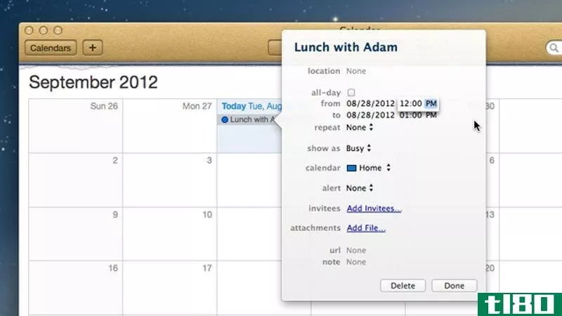 Illustration for article titled iCal Automatically Knows What Time Breakfast, Lunch, and Dinner Are
