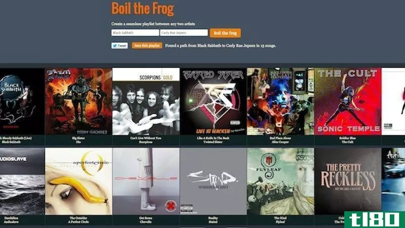 Illustration for article titled Boil the Frog Creates &quot;Six Degrees of Separation&quot; Style Playlists that Lead from One Artist to Another