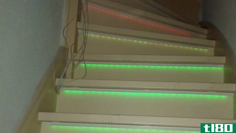Illustration for article titled Accent Your Stairs with Cheap LED Strips and an Arduino