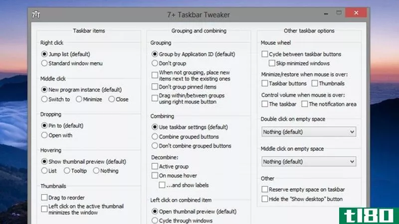 Illustration for article titled 7+ Taskbar Tweaker Adds T*** of Extra Taskbar Settings to Windows 7 and 8