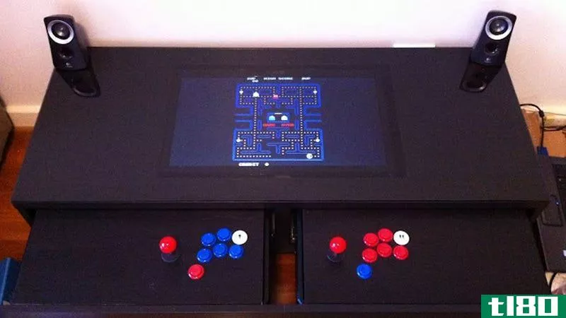 Illustration for article titled Turn a Coffee Table into an Awesome Two-Player Arcade Cabinet