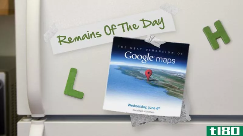 剩下的日子：谷歌赶在苹果之前推出地图活动