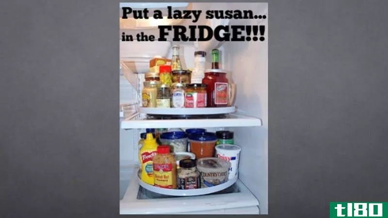 Illustration for article titled Organize Your Fridge With a Lazy Susan