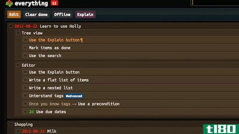 Illustration for article titled Holly Is a Web-Based To-Do Manager for People Who Love the Command Line