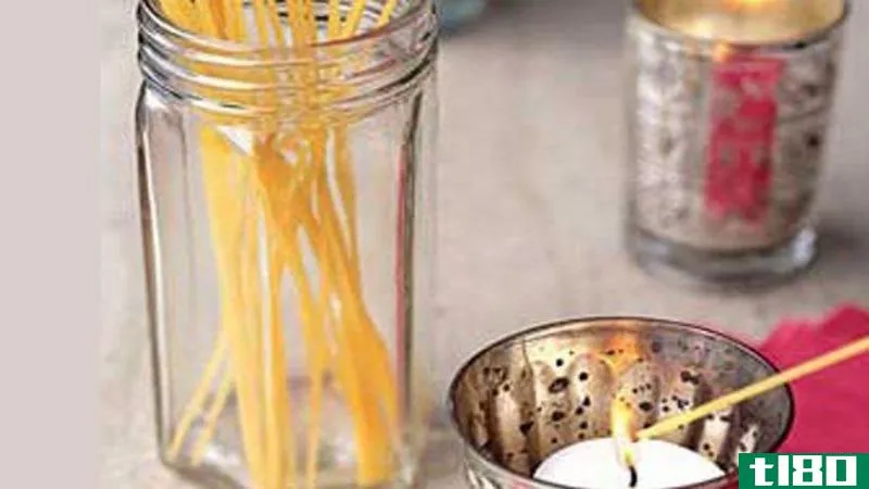 Illustration for article titled Light Candles with a Dry Spaghetti Noodle