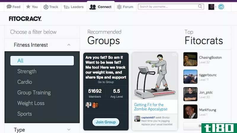 Illustration for article titled Fitocracy Adds Social Tools to Help You Stay Motivated and Find Friends