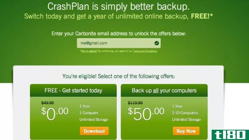 Illustration for article titled Grab a Free Year of Unlimited Backup from CrashPlan