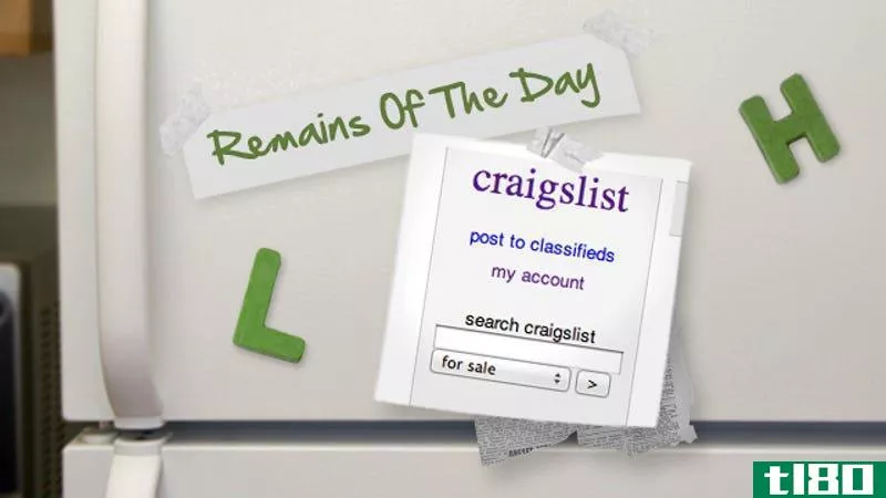 Illustration for article titled Remains of the Day: Craigslist Is Now the Sole Owner of Your Ads
