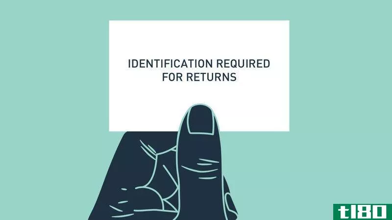了解零售商在退货时扫描您的身份证时可以获得哪些信息