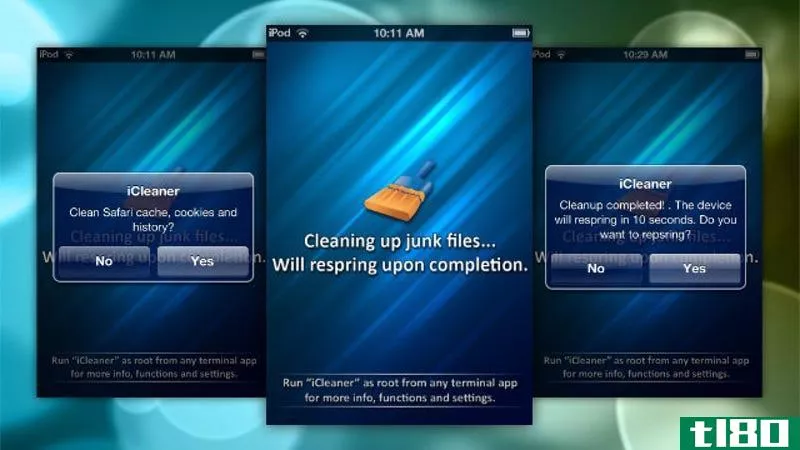 icleaner会删除垃圾文件，并在越狱的iphone上释放空间