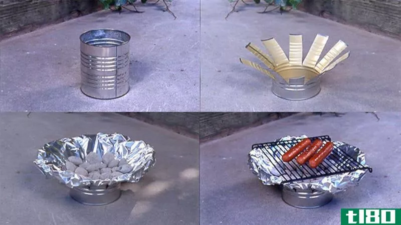 Illustration for article titled Make a DIY Grill out of a Tin Can