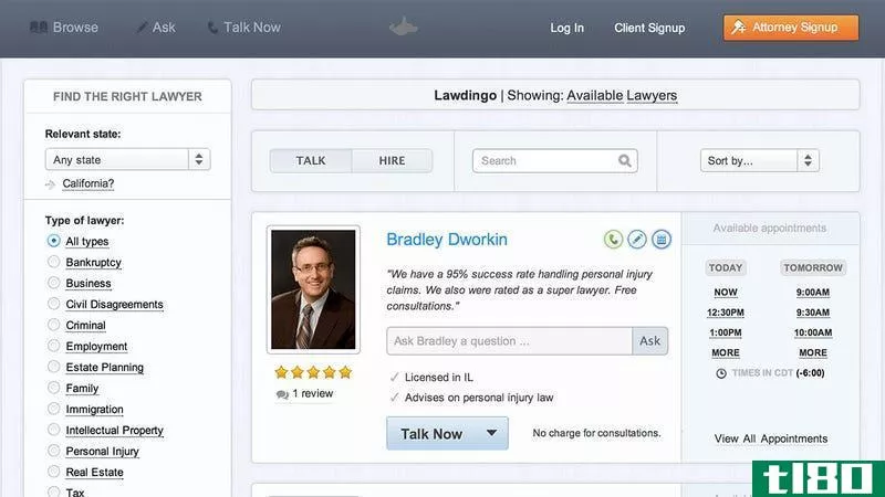 lawdingo为您与当地律师联系，提供快速（有时是免费）的法律咨询