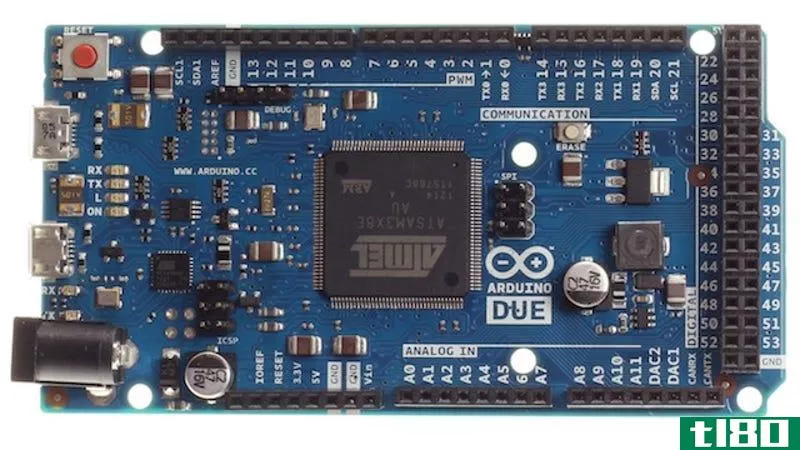 arduino due是一款功能强大的微控制器，用于您的diy电子项目