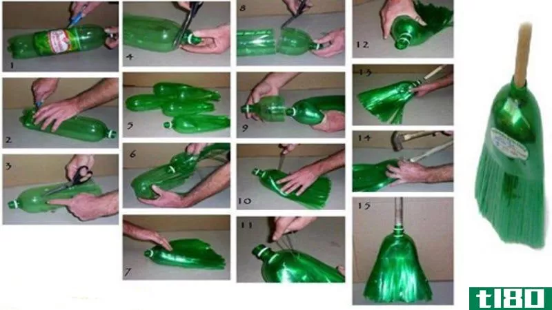 Illustration for article titled Repurpose 2-Liter Soda Bottles Into a Broom