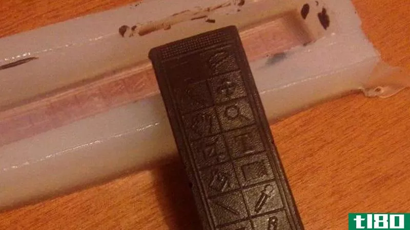 定制巧克力棒的diy 3d打印模具
