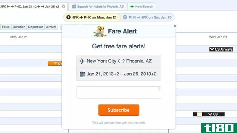 Illustration for article titled Hipmunk Adds Free Fare Alerts to Its Flight Search