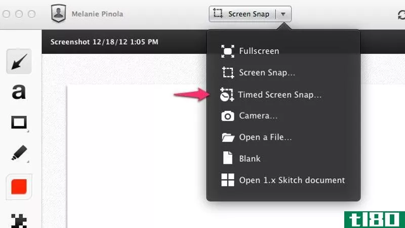 Illustration for article titled Skitch for Mac Updates with Timed Screen Snaps, New Customizati***, and More
