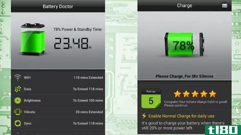 电池医生鼓励在安卓上养成良好的充电习惯