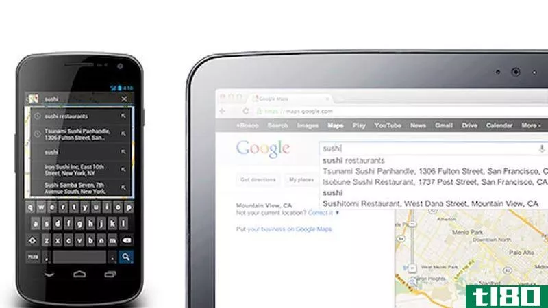 谷歌地图现在可以跨设备同步搜索和方向历史记录