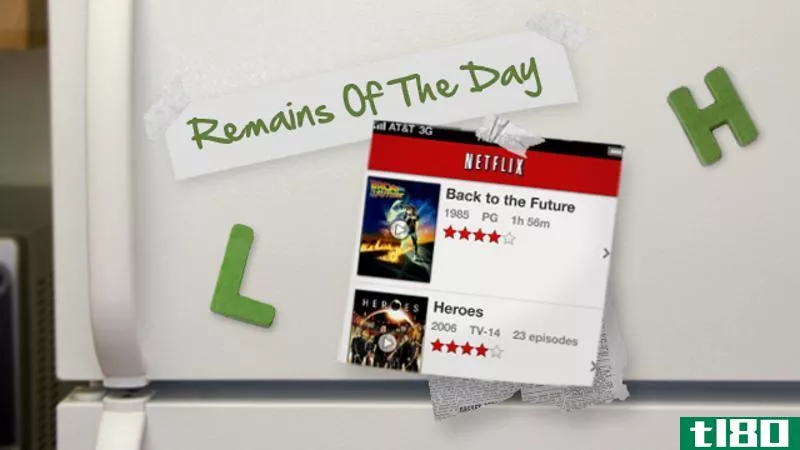 Illustration for article titled Remains of the Day: Netflix Update for iOS Brings Bigger Controls, More Opti***