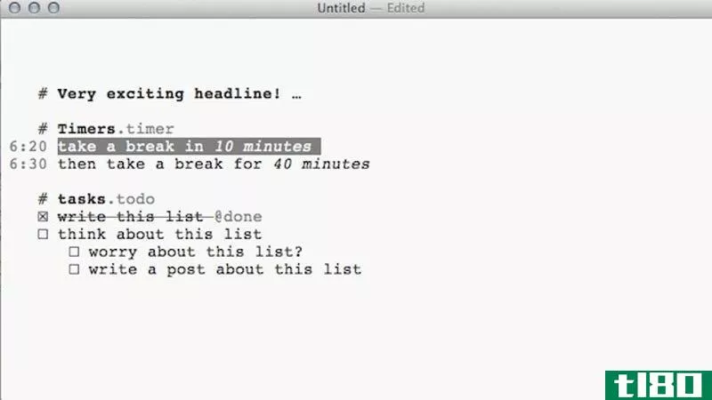 foldingtext是mac的纯文本编辑器，具有隐藏功能