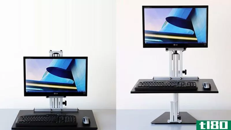 Illustration for article titled Transform Any Desk into an Affordable, Flexible Standing Desk