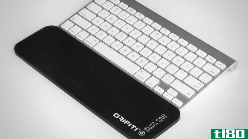 grifiti护垫为纤细的键盘和笔记本电脑用户提供符合人体工程学的手腕支撑