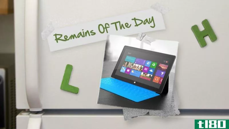 Illustration for article titled Remains of the Day: Microsoft Surface Now Available for Pre-Order