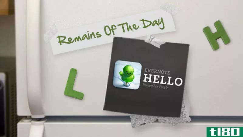 Illustration for article titled Remains of the Day: Evernote Hello, the Contacts in Context App, Hits Android