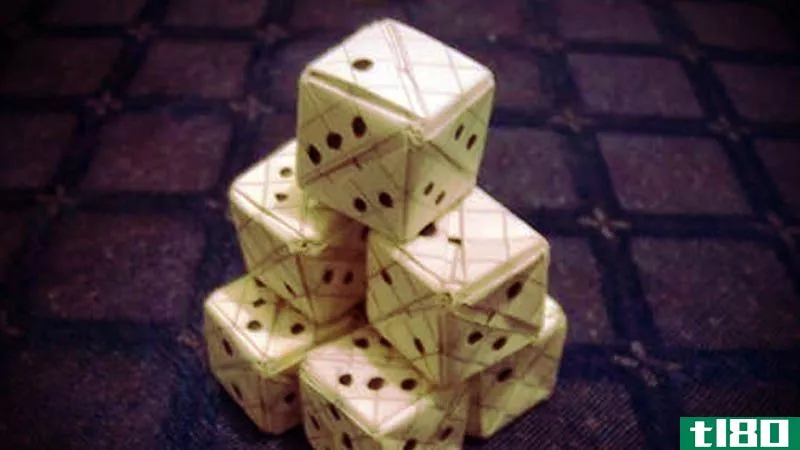 Illustration for article titled Make Your Own Six-Sided Dice Out of Paper