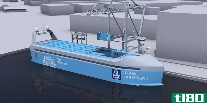 世界上第一艘无船员货船将于明年下水